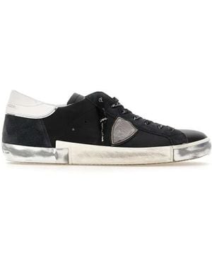 Philippe Model Schoenen ,Blauw ,Katoen Prsx Sneakers - Zwart