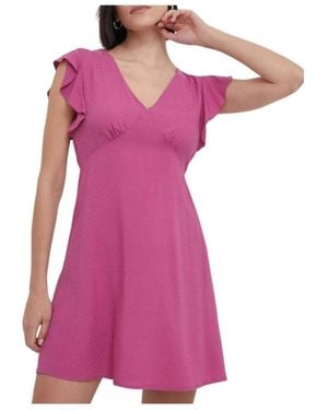 Pepe Jeans Short Dresses - Purple