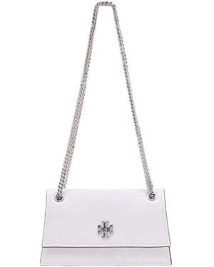 Tory Burch Kira Turnlock Mini Schultertasche - Weiß