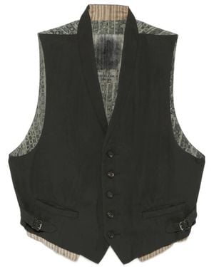 Ziggy Chen Waistcoats - Black