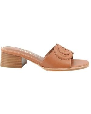 Guess Heeled Mules - Rose