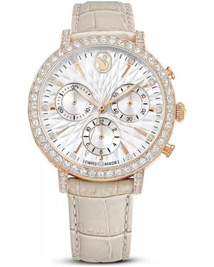 Swarovski Accessoires ,Wit ,Matrix Tennis Chrono Horloge - Metallic