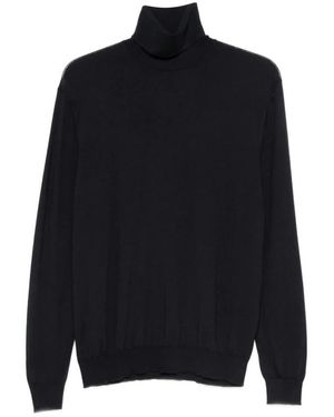 Malo Truien & Vesten ,Zwart ,Roll Neck Sweater