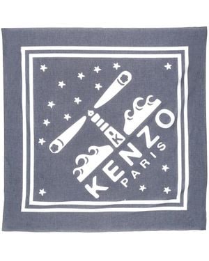 KENZO Leuchtturm Großes Tuch - Blau