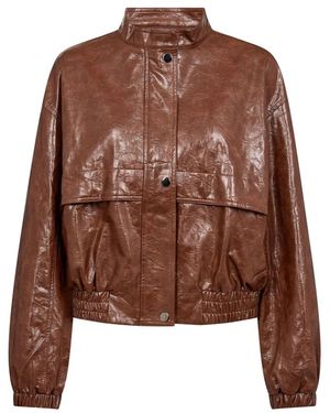 co'couture Bomber Jackets - Marrón