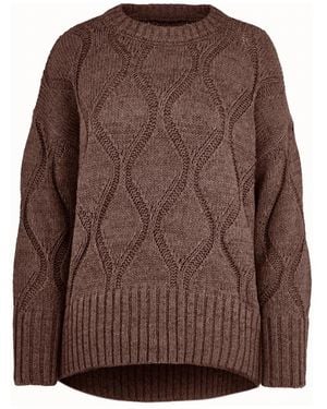 Bomboogie Round-Neck Knitwear - Marrone