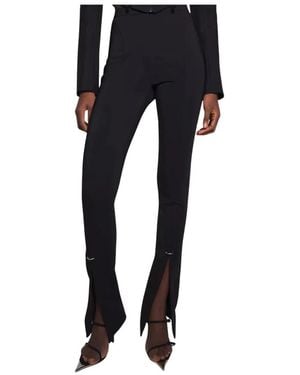 Mugler Wide Trousers - Black