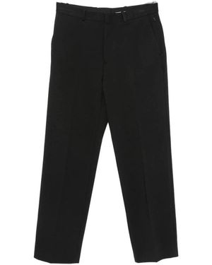 Calvin Klein Pressed-Crease Trousers - Black