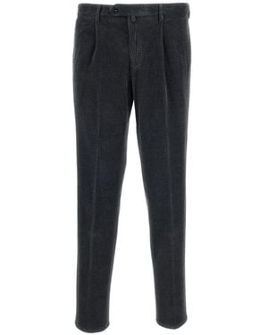 BRIGLIA Slim-Fit Trousers - Black