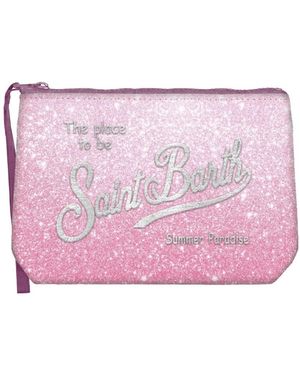 MC2 Saint Barth Aline Lurex Clutch Bag - Roze