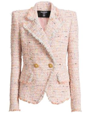 Balmain Jassen ,Veelkleurig Jassen - Roze