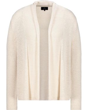 Monari Gebreide Omslagdoek Met Sjaalkraag - Naturel