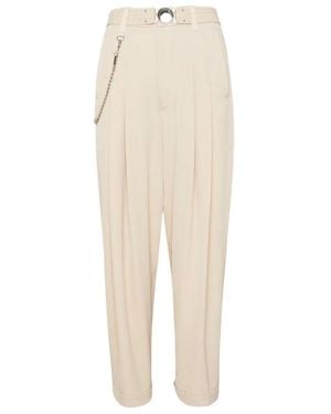 High Suit Pants - Natural