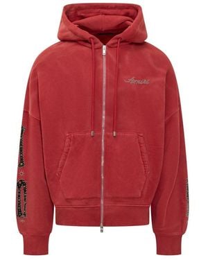 Amiri Zip-Throughs - Red