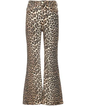 Ganni Flare Jeans - Brown