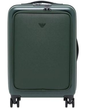 Emporio Armani Large Suitcases - Green