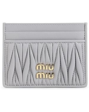 Miu Miu Wallets & Cardholders - Gray