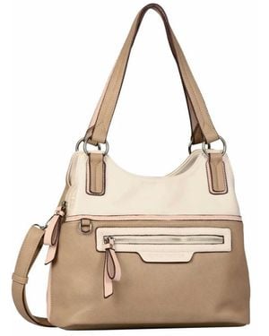 Tom Tailor Geräumige Shopper Tasche Für Damen - Natur