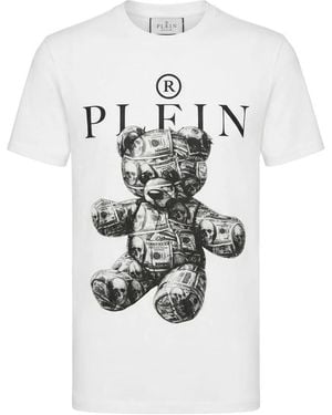 Philipp Plein Tops ,Wit ,T-Shirts