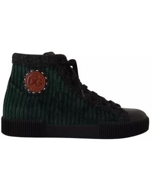 Dolce & Gabbana Lace-Up Boots - Black
