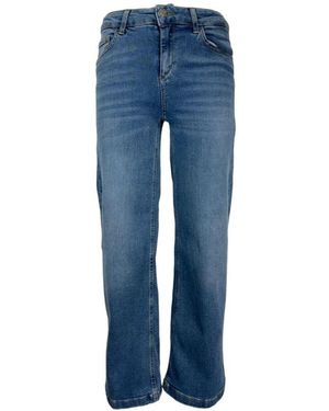 Liu Jo Flare leg jeans mit elastischem bund - Blau