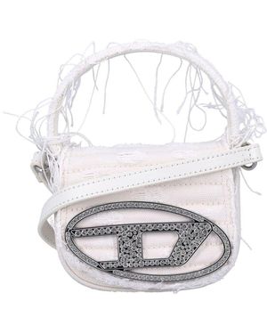 DIESEL Stilvolle Handtasche Mit Obergriff - Weiß