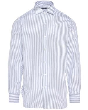 Finamore 1925 Formal Shirts - Blue