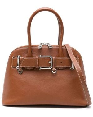 OSOI Braune Lederhandtasche