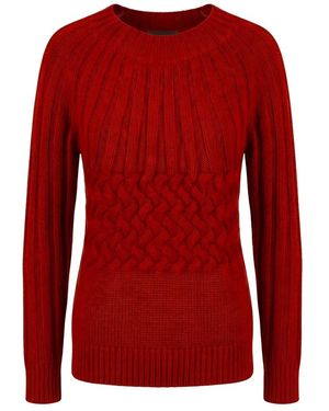 Moorer Truien & Vesten ,Rood ,Katoen Anetta Crewneck Sweater