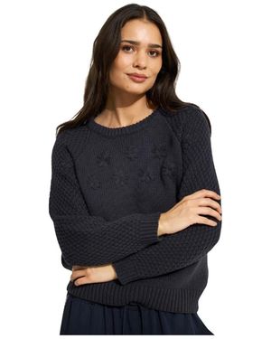 iN FRONT Round-Neck Knitwear - Azul