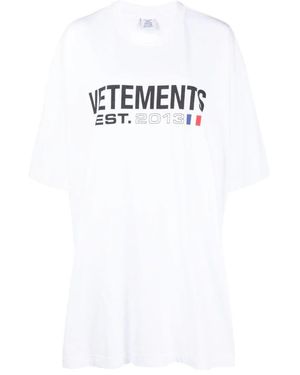 Vetements T-Shirts - White