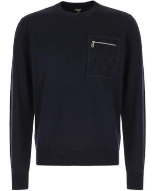 Fendi Sweatshirts - Blue