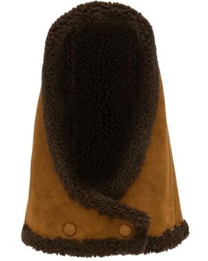 Yves Salomon Hats - Marrón