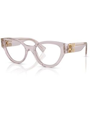 Miu Miu Mu 01Vv 12W1O1 Eyeglasses - Weiß