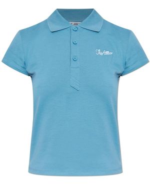 The Attico Polo Shirts - Azul
