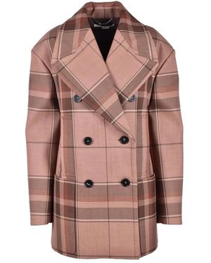 Stella McCartney Double-Breasted Coats - Brown