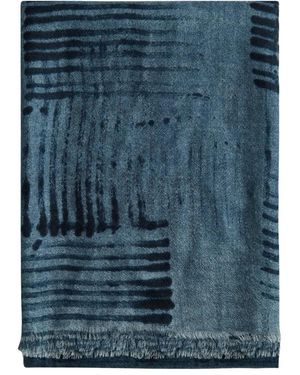Kiton Kaschmir- Und Seidenstola - Blau