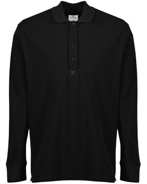 Courreges Oversized Polo - Schwarz
