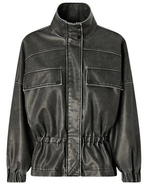 Pinko Leather Jackets - Noir
