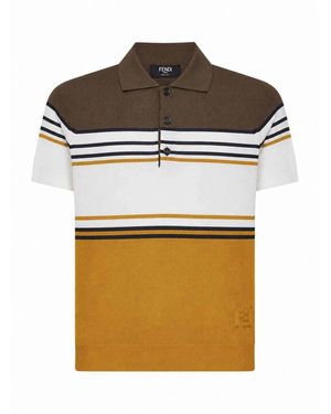 Fendi Polo Shirts - Brown