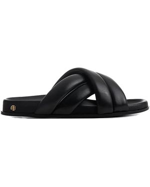 Anine Bing Sliders - Black