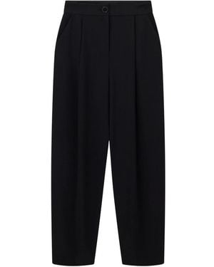 ARMANI EXCHANGE Straight Trousers - Black
