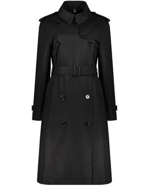 Burberry Langer Schwarzer Trenchcoat