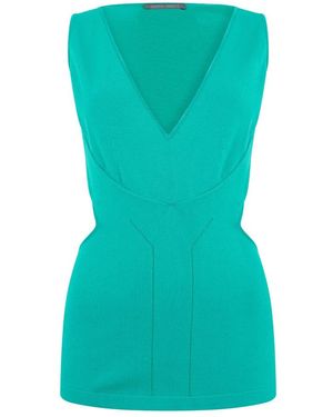 Alberta Ferretti Sleeveless Tops - Blue