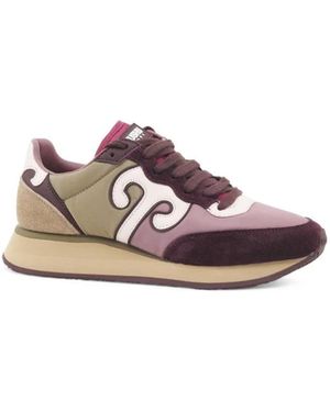 Wushu Ruyi Schoenen ,Veelkleurig ,Leer Sneakers - Roze