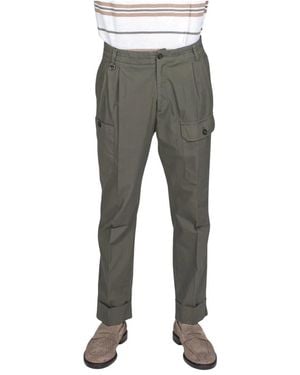 Paolo Pecora Straight Trousers - Grigio