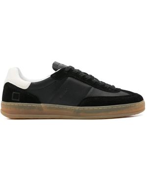 Date Schoenen ,Zwart ,Leer Sporty Mono