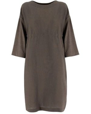 Le Tricot Perugia Midi dresses - Grau