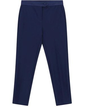 Imperial Cropped Trousers - Blue