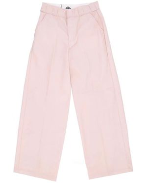 Dickies Straight Trousers - Pink